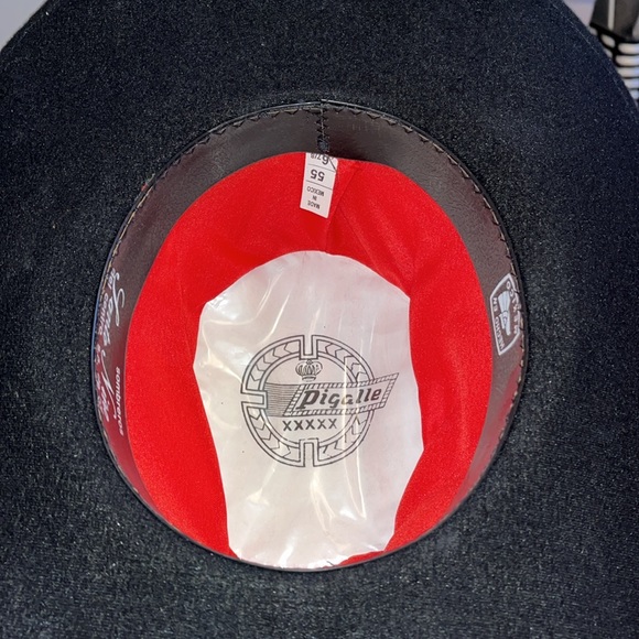 Pigalle Size 6 7/8 Black Hat - Picture 3 of 5